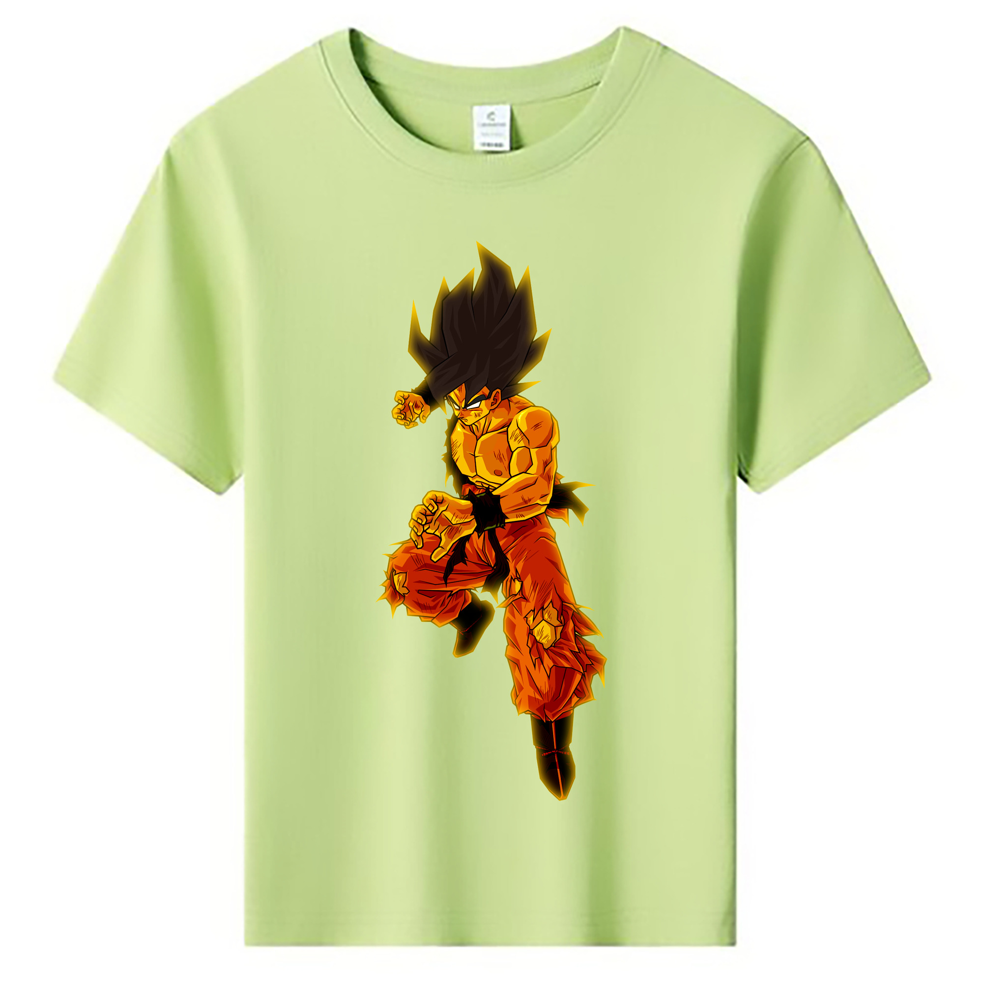 （画像用） ドラゴンボール 孫 悟飯（そんごはん）DRAGON BALL Son Gohan 綿100％キッズTシャツ（フロントプリント）
